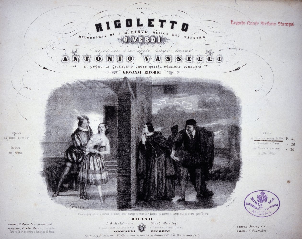 Sheet music of 