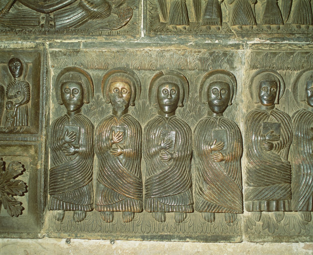 The Apostles, Pre-Romanesque relief by Italian School