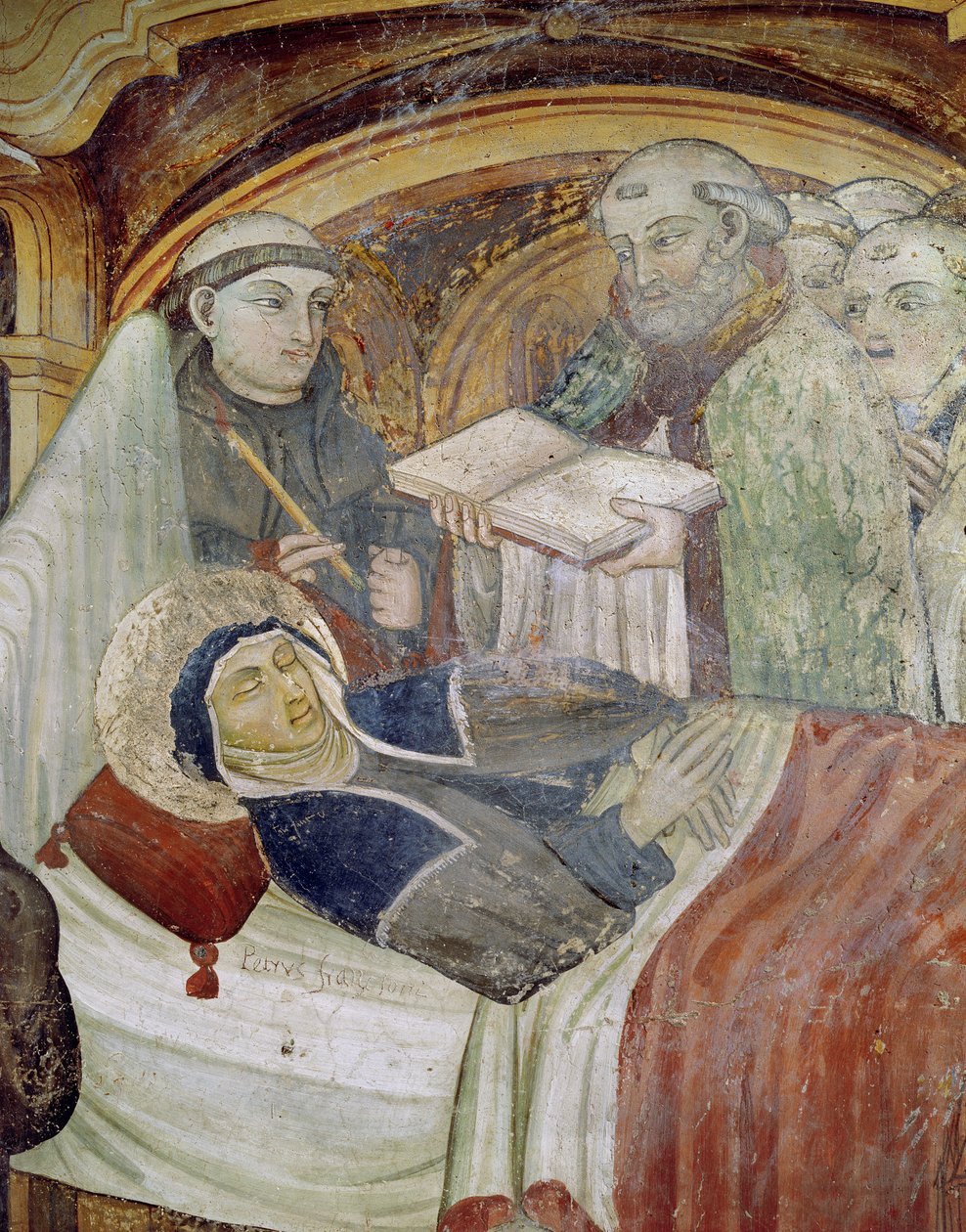 The Death of Saint Scholastica by Italian School