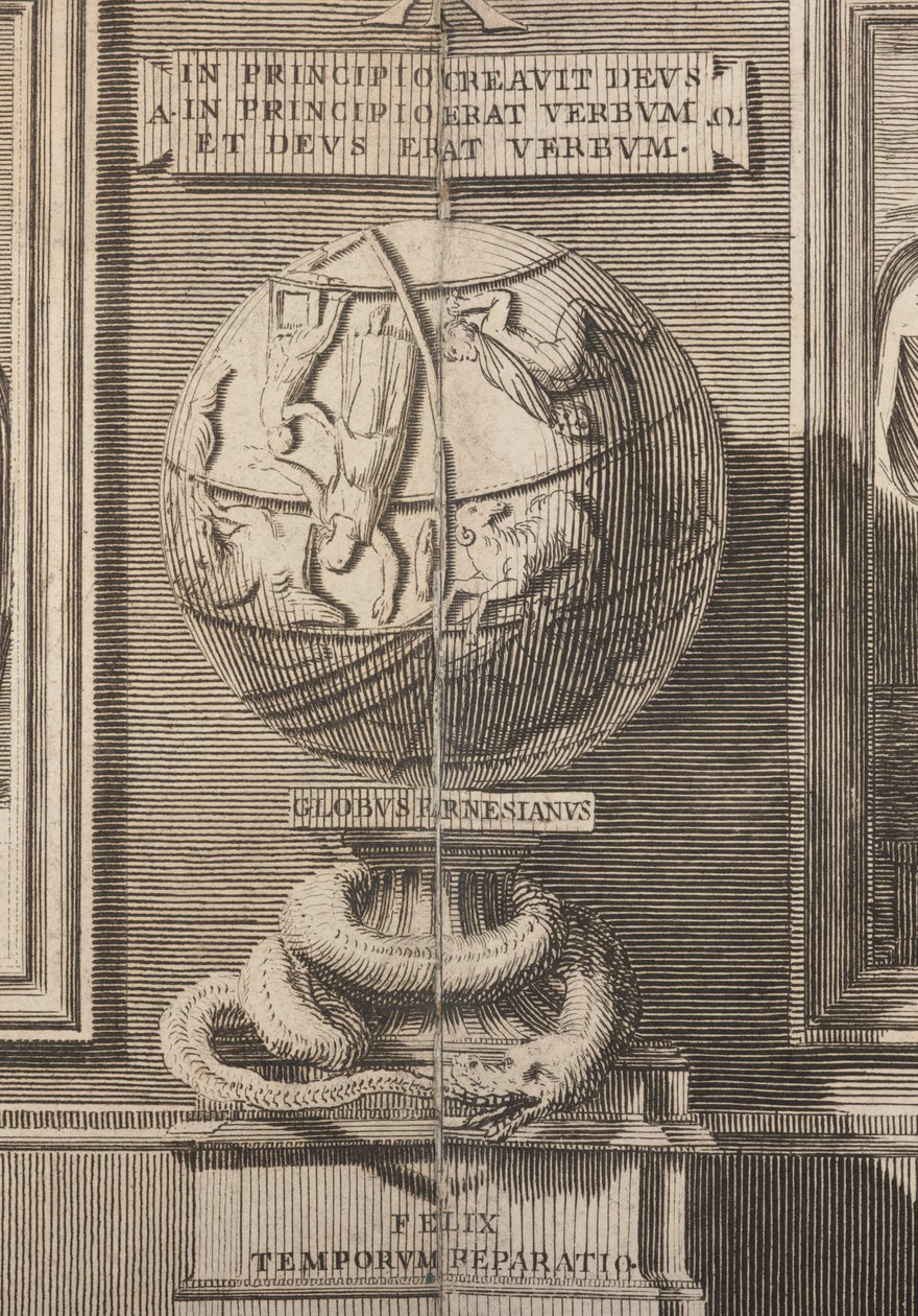 The Farnese Globe from Demonstratio by Italian School