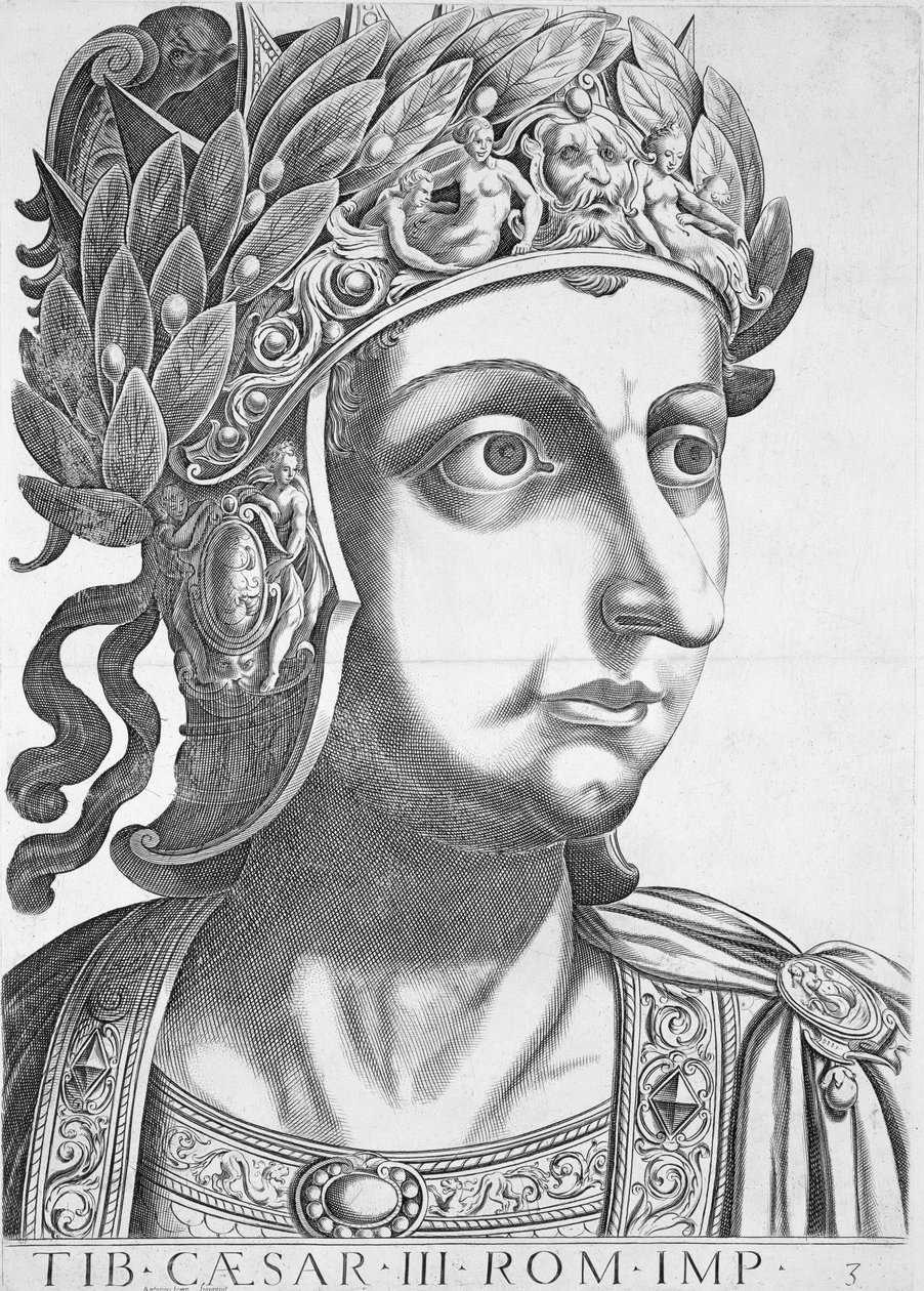Tiberius Caesar (42 BC-37 AD), 1596 by Italian School