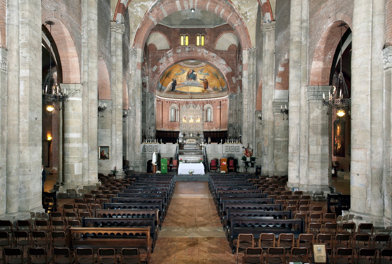 View from the nave (12th century) by Italian School