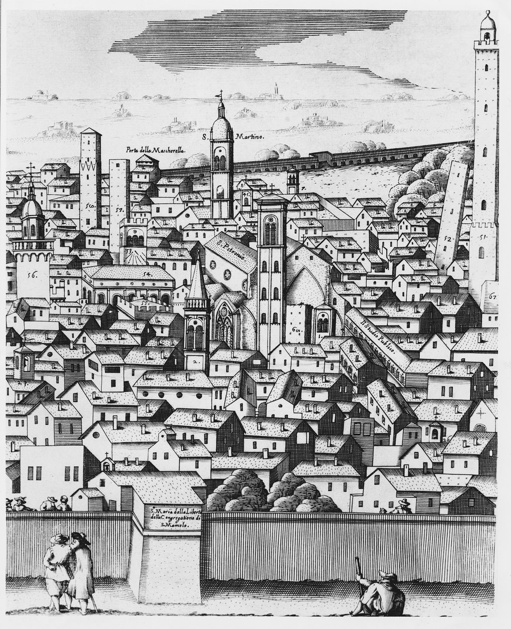 View of Bologna by Italian School