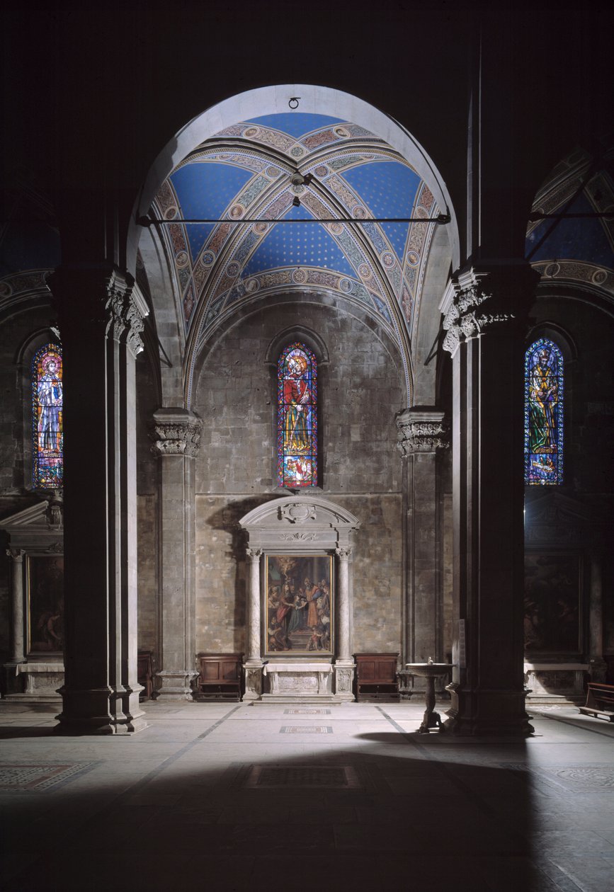 View of Lucca Cathedral by Italian School