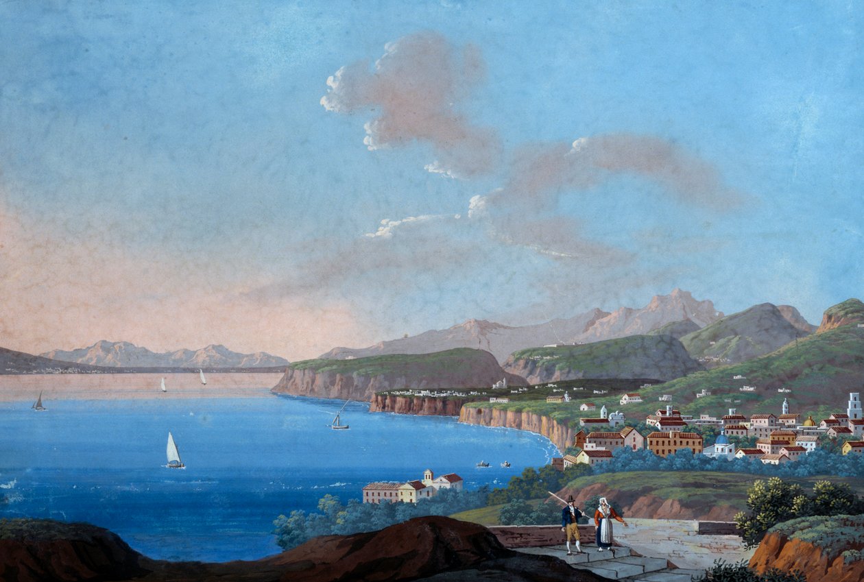 View of Sorrento by Italian School