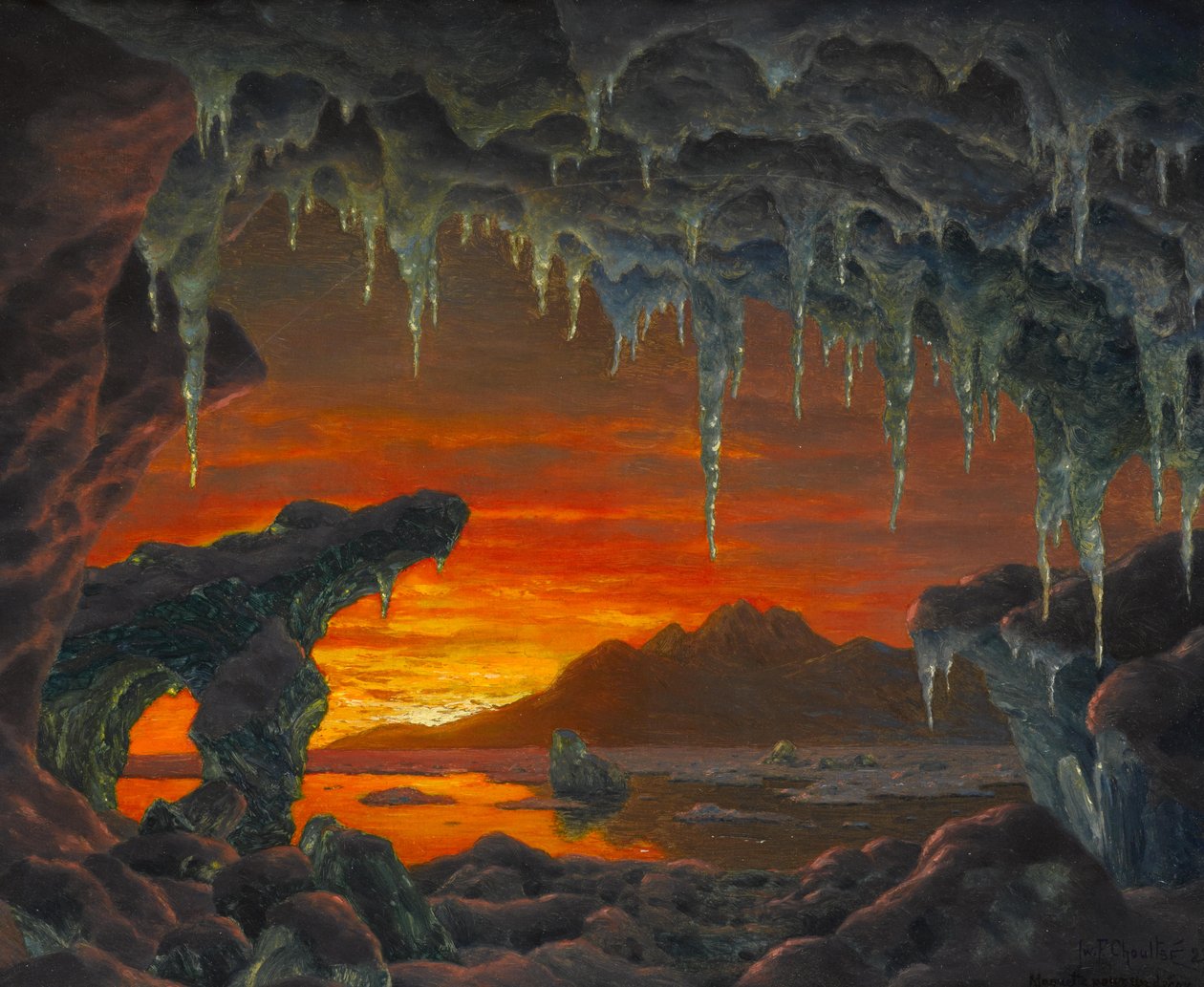 Maquette for a Decor Arctic Grotto by Ivan Fedorovich Choultse