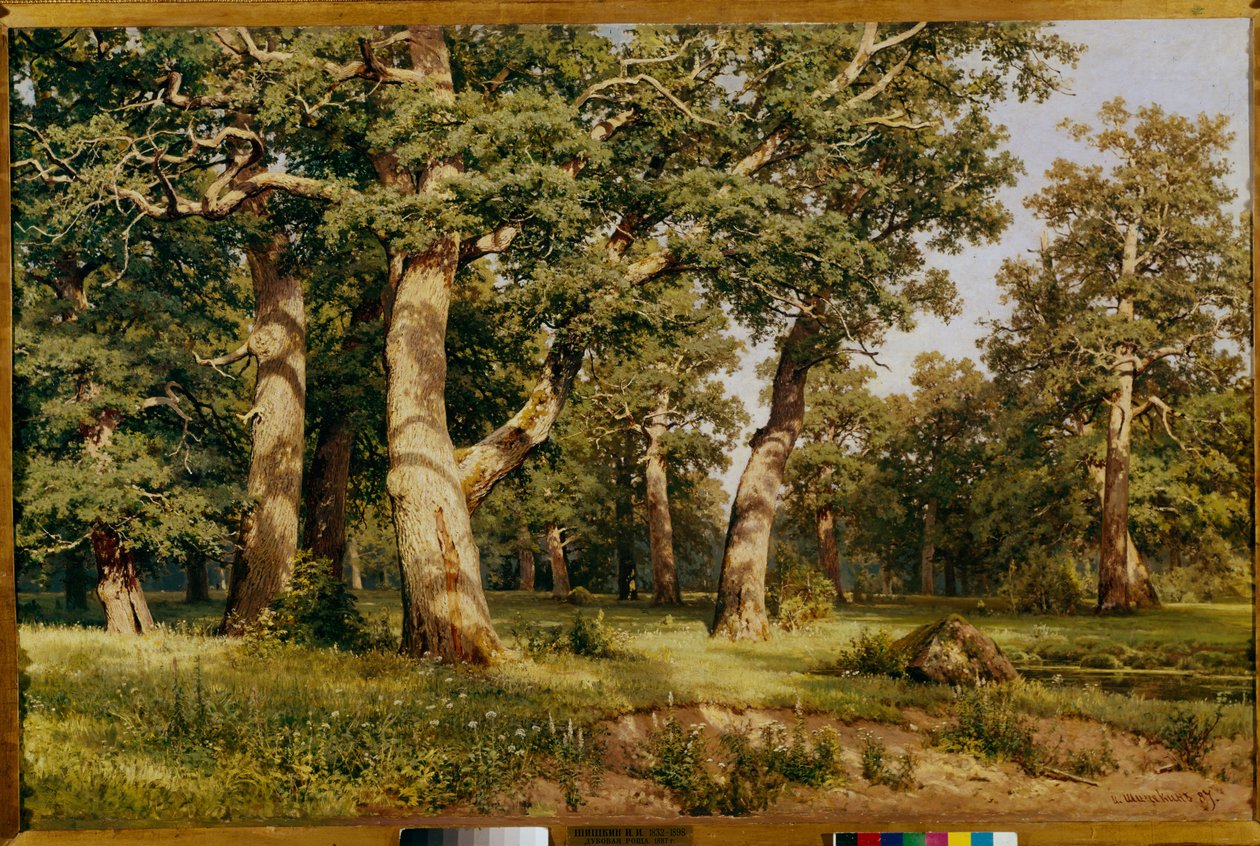 Oak Grove by Ivan Ivanovich Shishkin