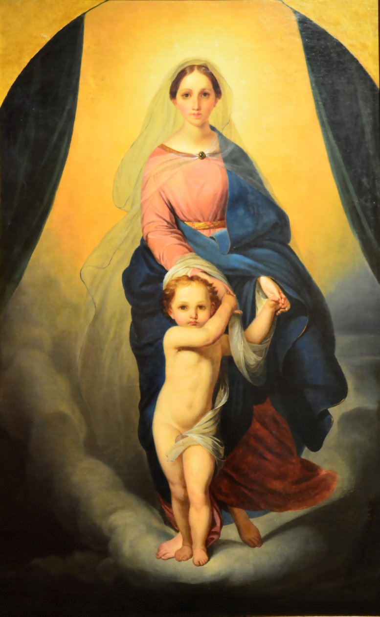 Madonna with Child by Ivan Khrutsky