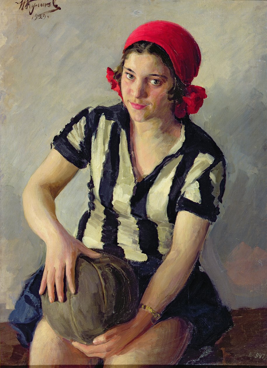 A Sportswoman by Ivan Semyonovich Kulikov