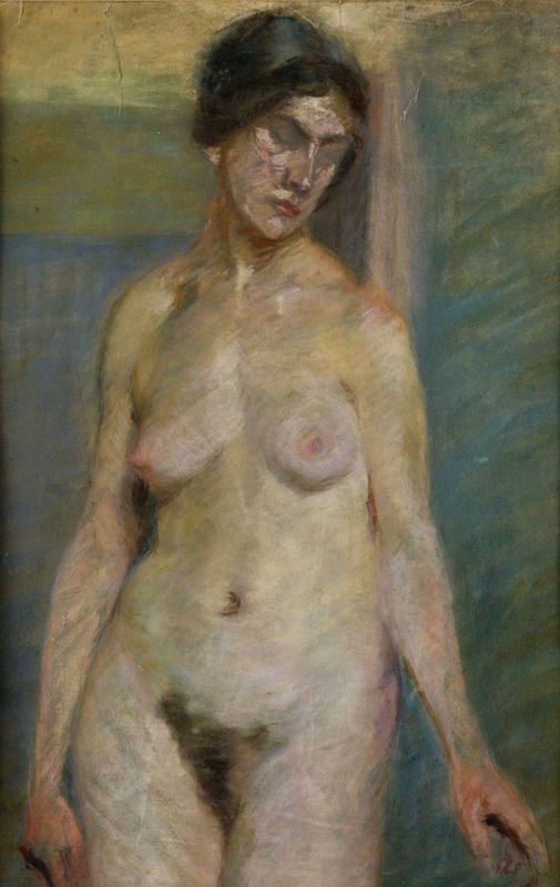 Standing Nude by Ivan Zabota