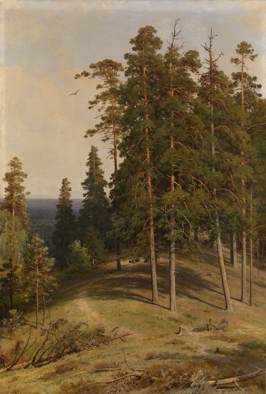 The Pine Forest by Ivan Ivanovich Shishkin