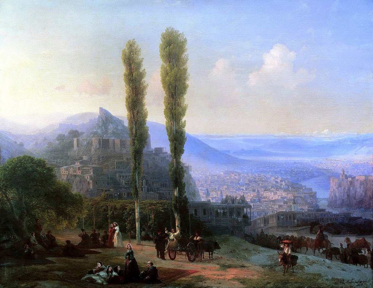 View of Tiflis by Ivan Konstantinovich Aivazovsky