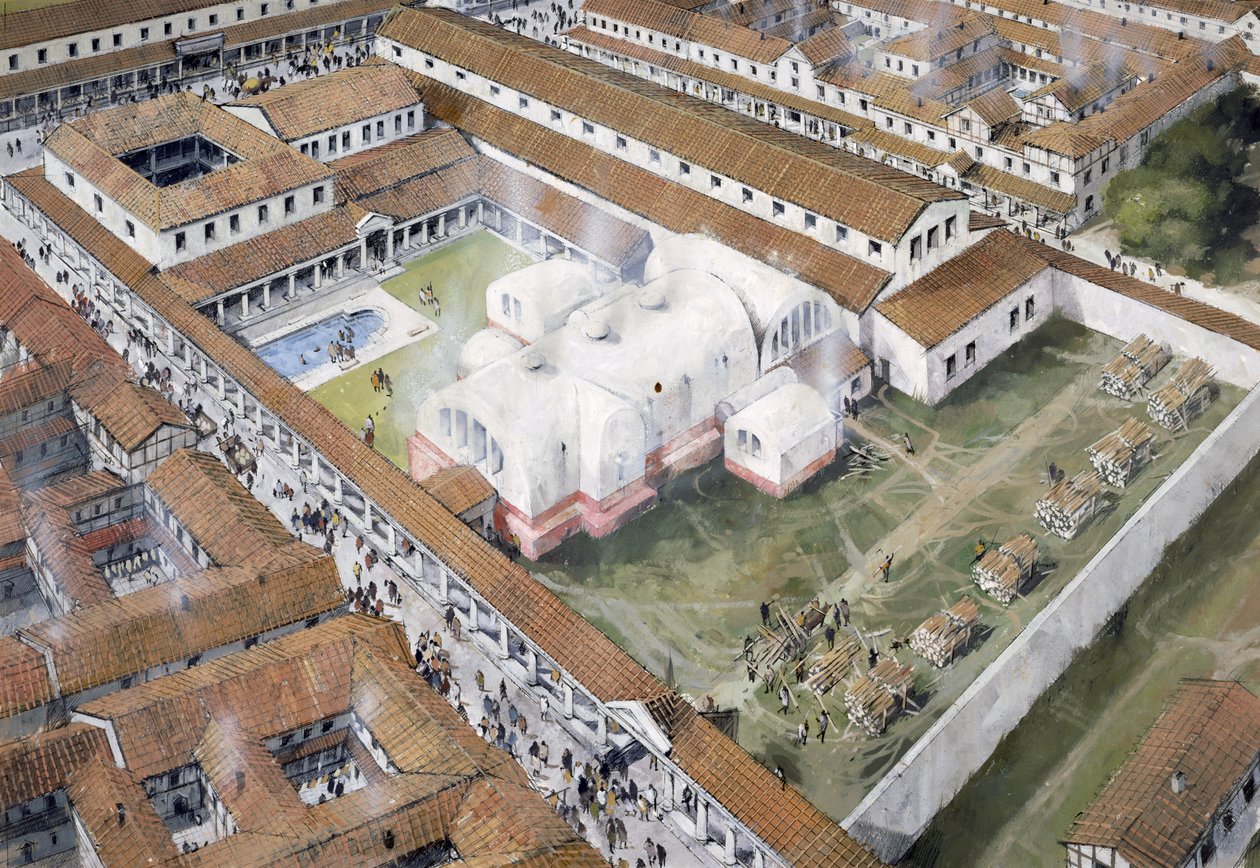 Wroxeter Roman City by Ivan Lapper