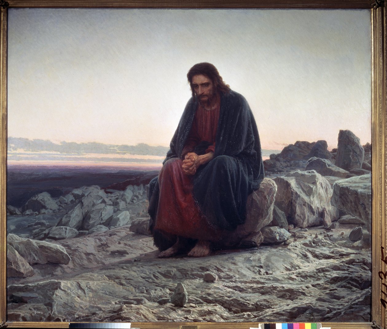 Christ in the Wilderness by Ivan Nikolaevich Kramskoy