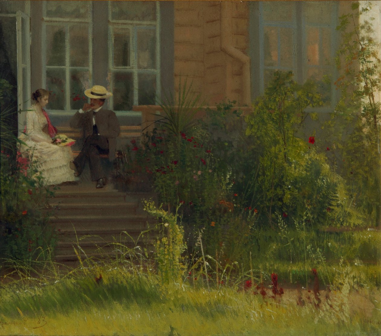 Artists Dacha at Siverskaya by Ivan Nikolaevich Kramskoy