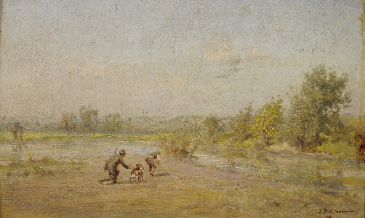 The Hunters by Ivan Pavlovich Pokhitonov