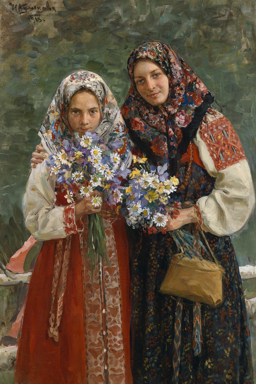Meadow Flowers by Ivan Semyonovich Kulikov