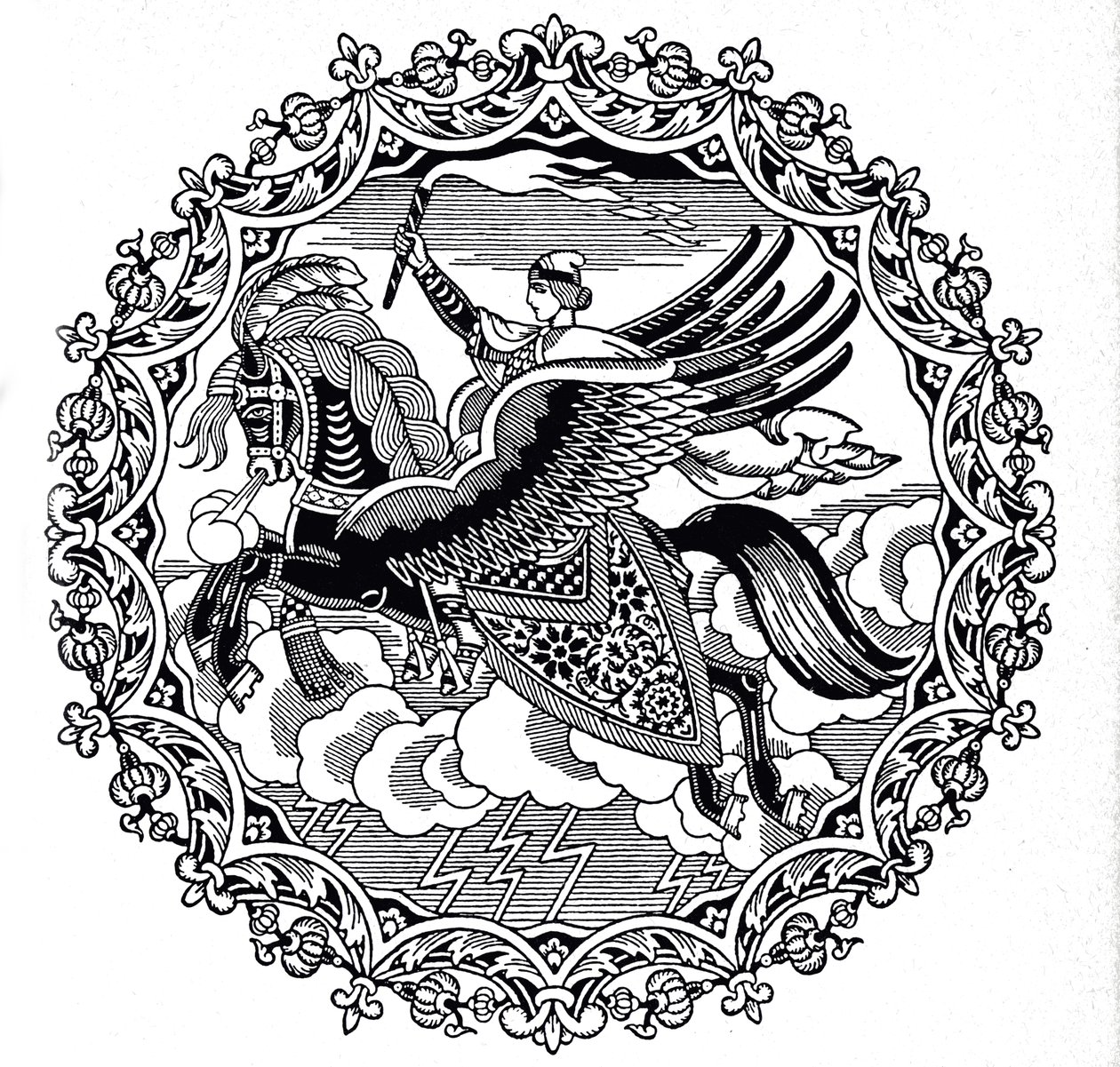 Ilya Muromets by Ivan Yakovlevich Bilibin