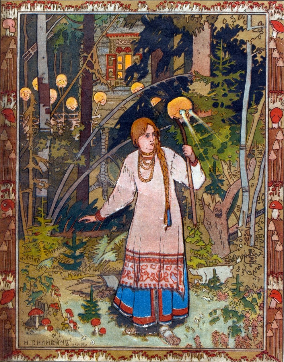 Vasilisa the Beautiful, 1900 by Ivan Yakovlevich Bilibin