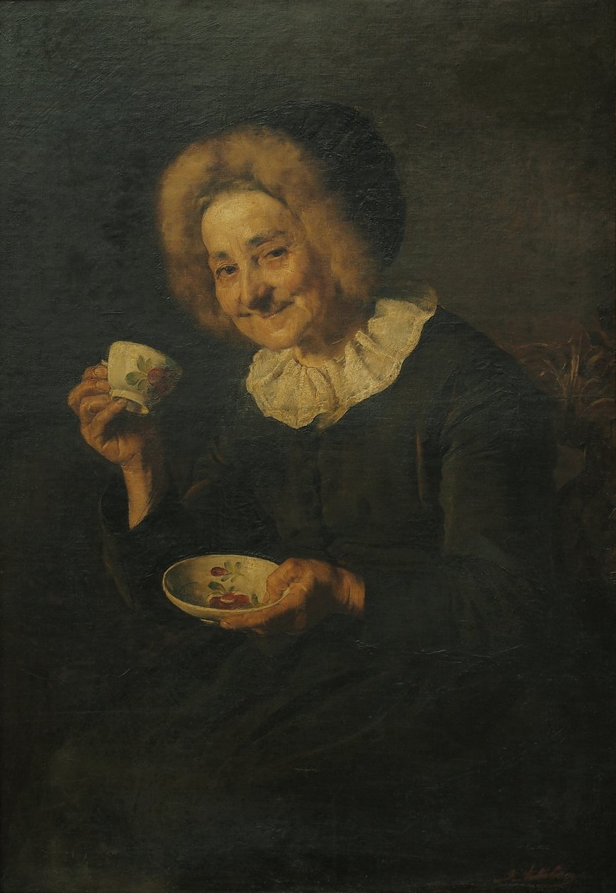 Coffee Drinker by Ivana Kobilca