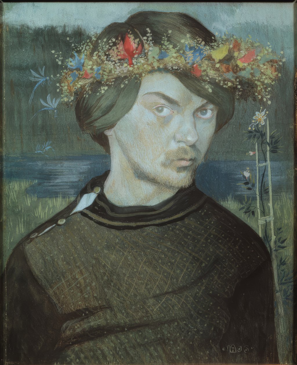 Self-Portrait by Ivar Axel Henrik Arosenius