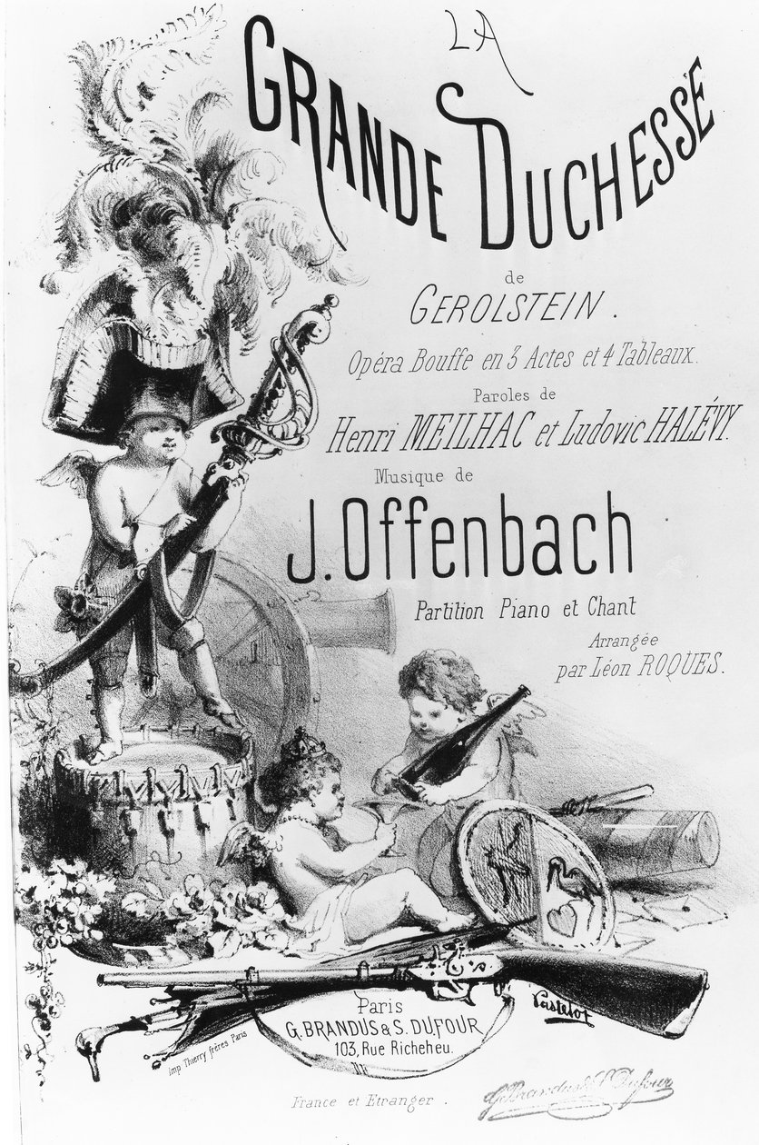 Cover for the piano and singing parts of 