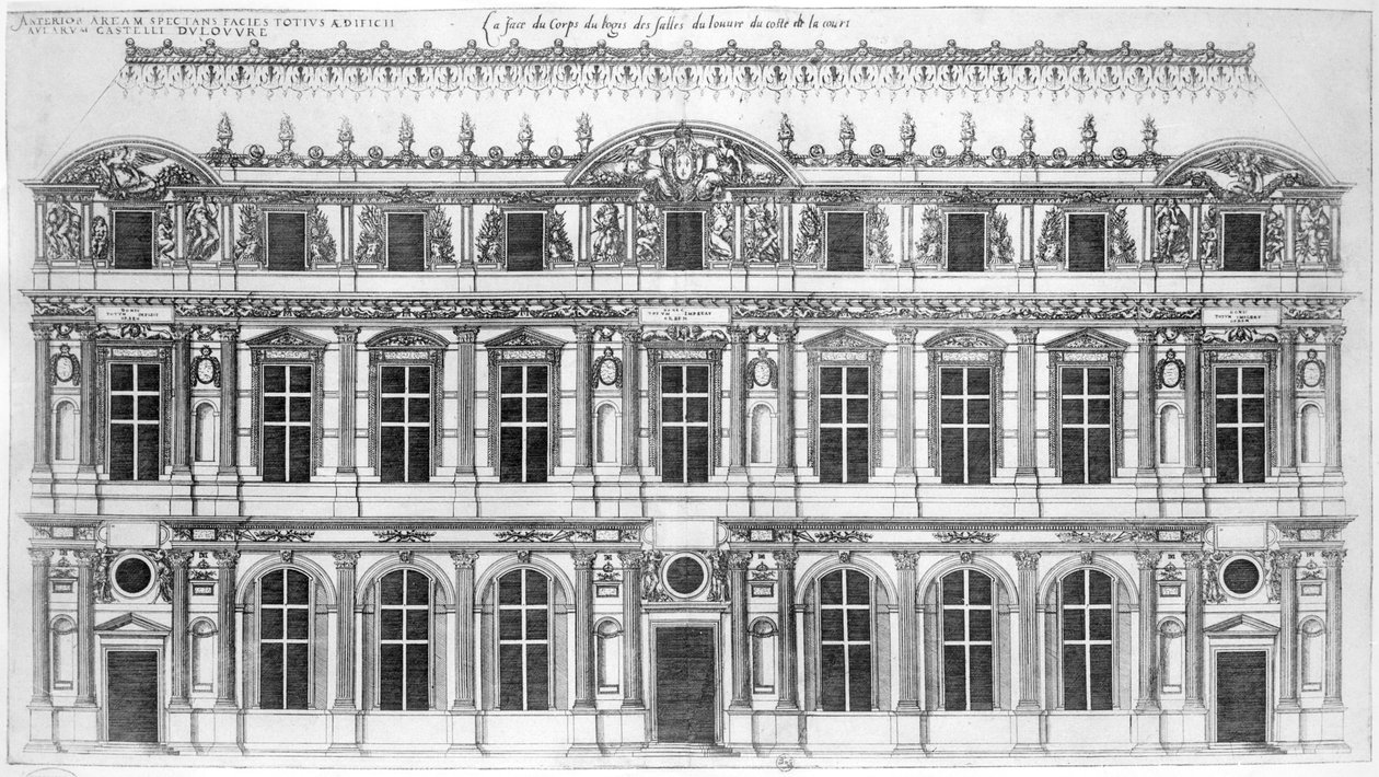 The Louvre by J. Androuet Ducerceau