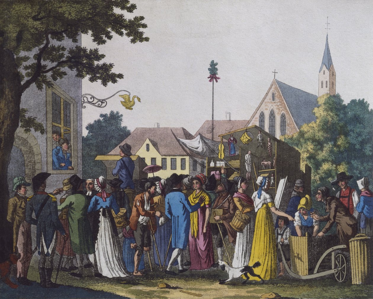 Market, 1810 by J. B. Wunder