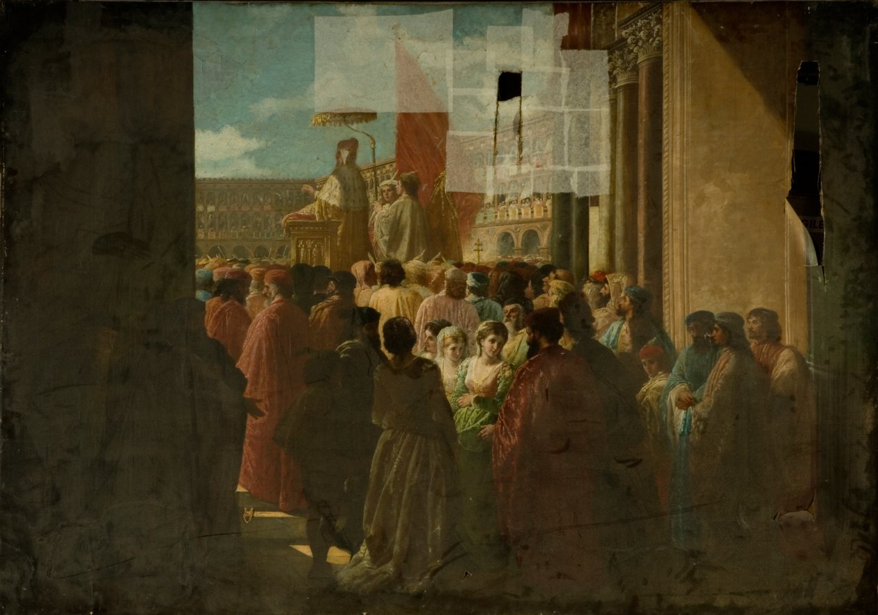 The Election of a Doge, Venice by J. Costello