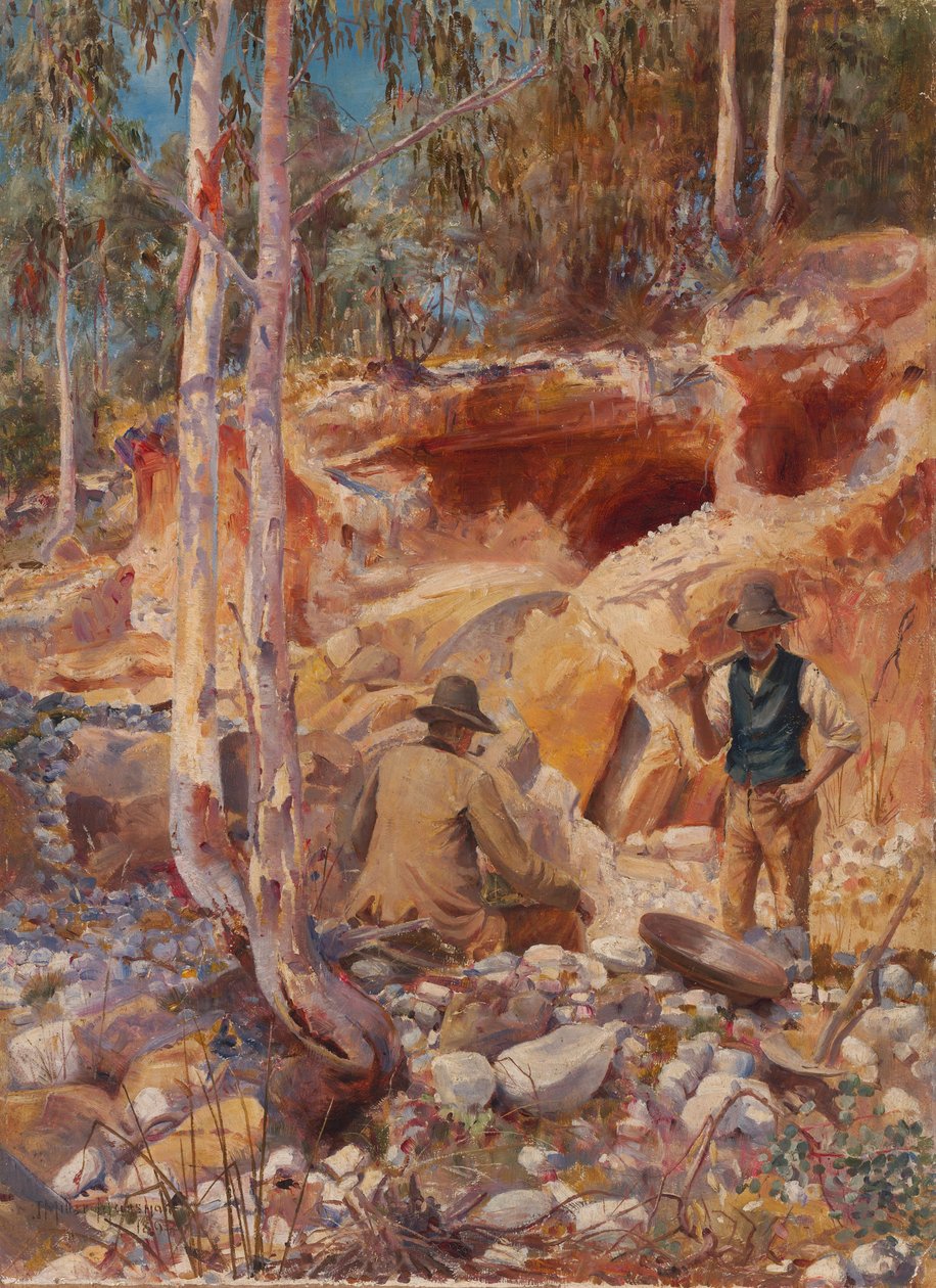 Fossicking for Gold by J. Miller Marshall
