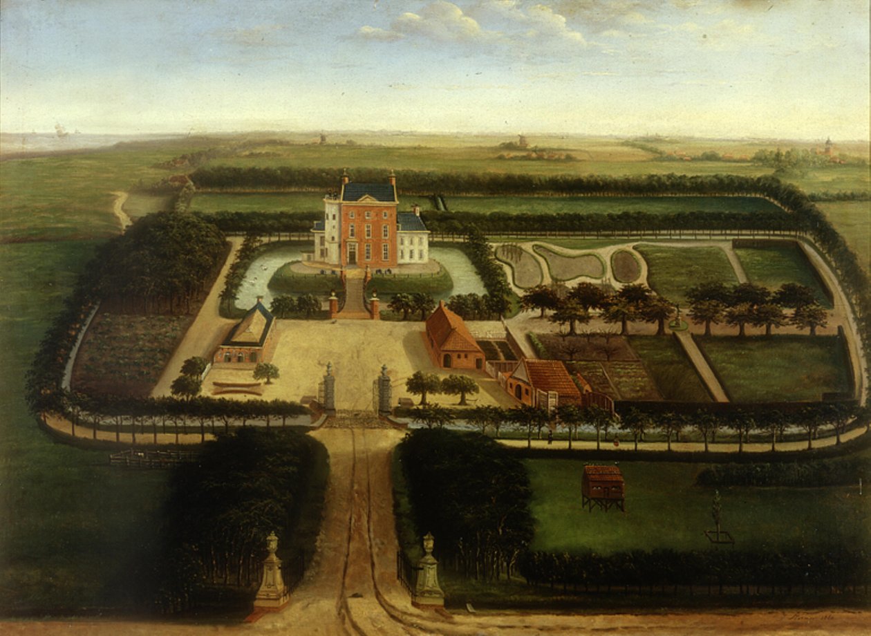 The Borg Dijksterhuis in Pieterburen by J. Stormer