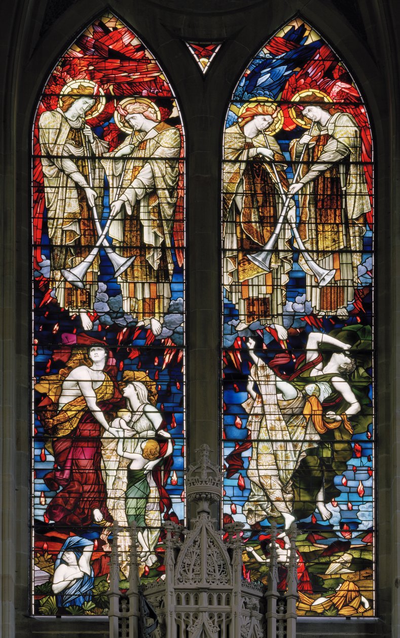 East Window, The Last Judgement by J. W. and Spence Brown