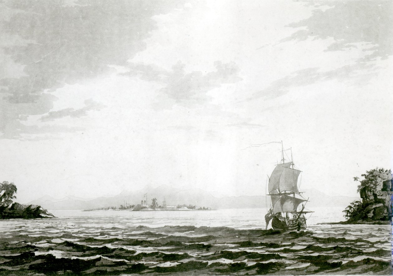 View of the Island of Tappanooly on the South West coast of Sumatra by J. Wells