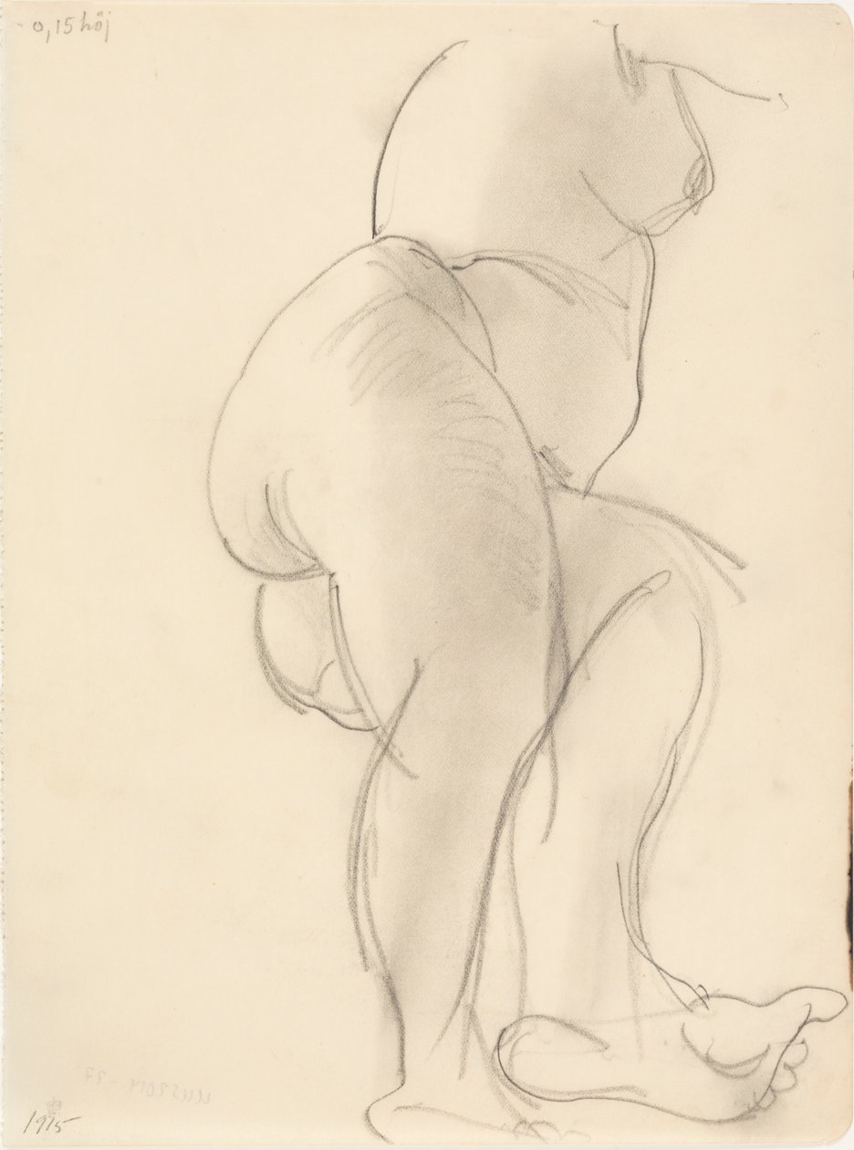 Female Model, Lying Down by J.A. Jerichau