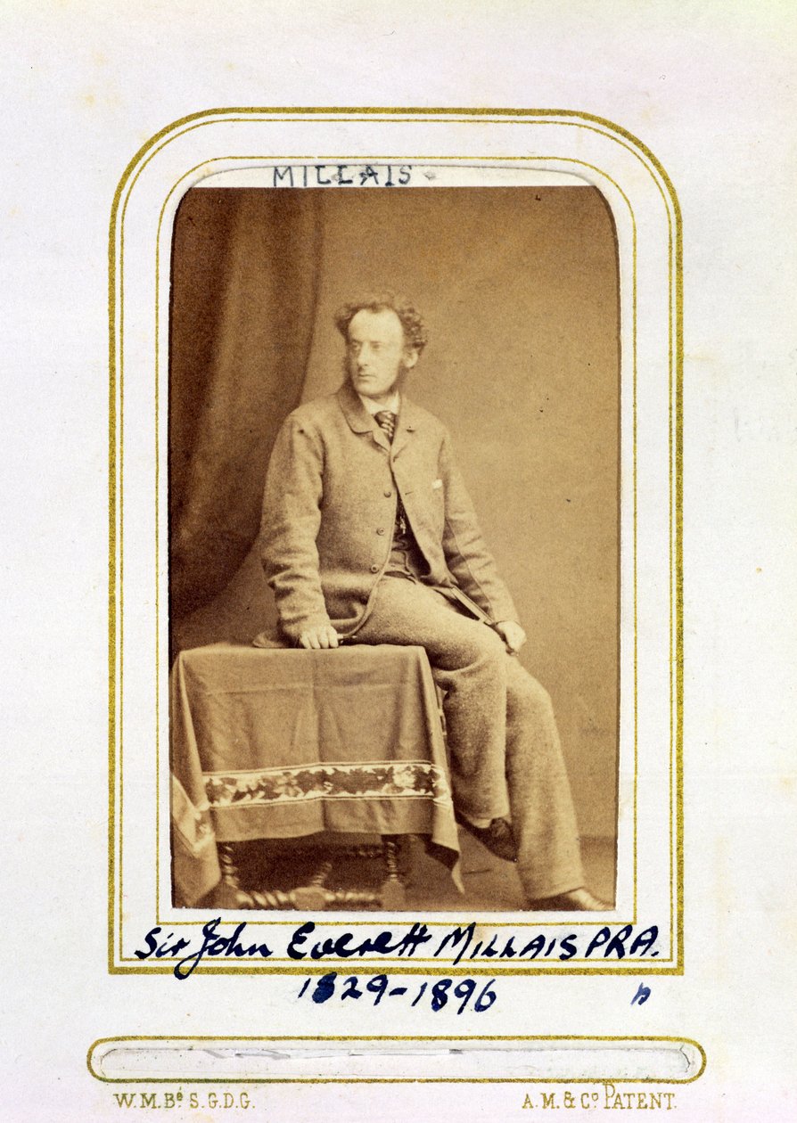 Portrait of Sir John Everett Millais (1829-96) by J.C. Watkins