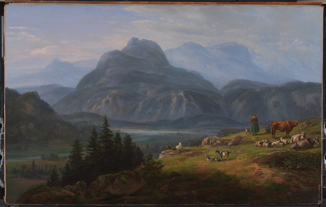 The Etsch Valley near Roveredo by Johan Christian Dahl