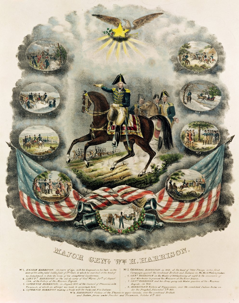 Major General William Henry Harrison by J.C. Richard