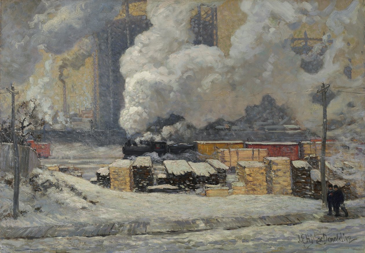 Tracks and Traffic by J.E.H. MacDonald