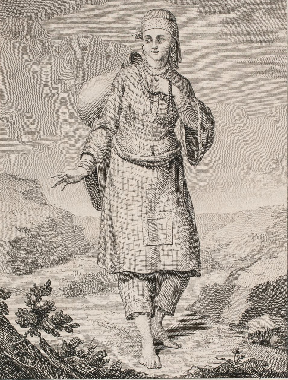 An Arab Woman Fetching Water by J.F. Clemens