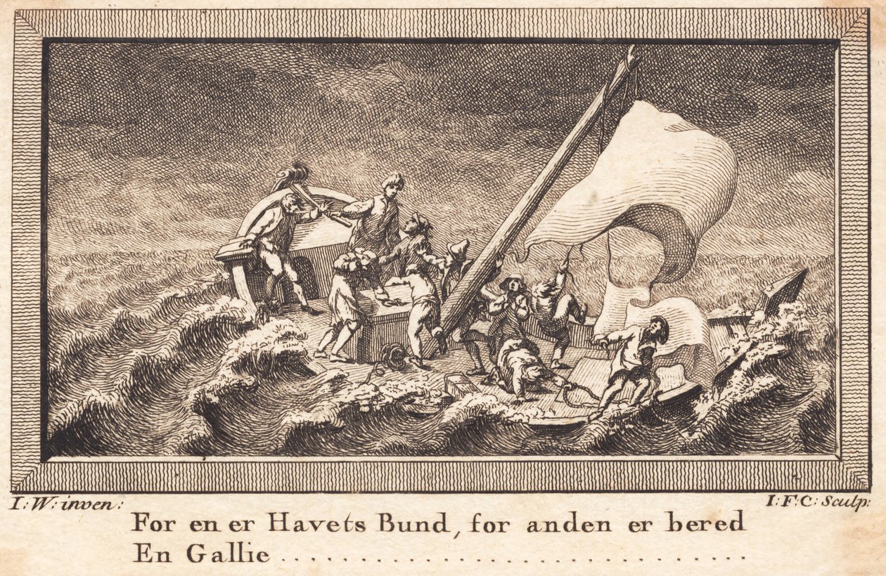 Peder Paars in Sea Distress by J.F. Clemens