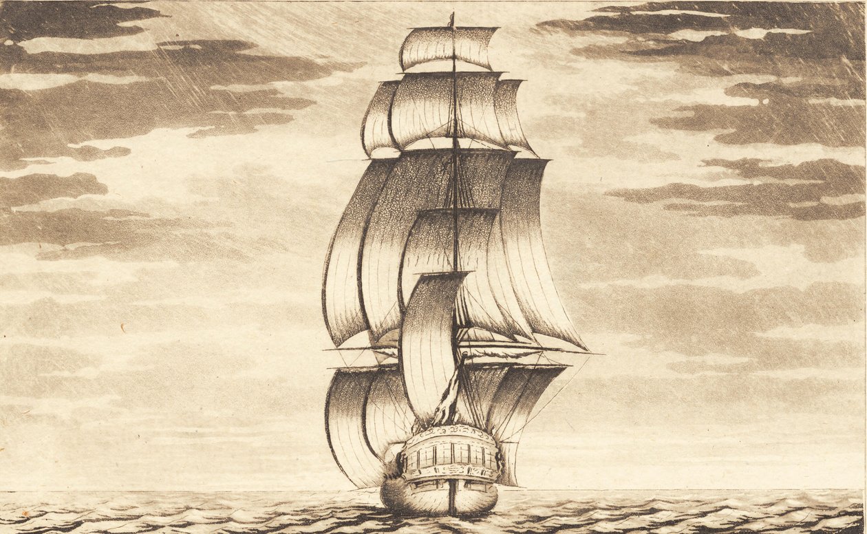 Suite of Ships. Frigate by J.F. Clemens