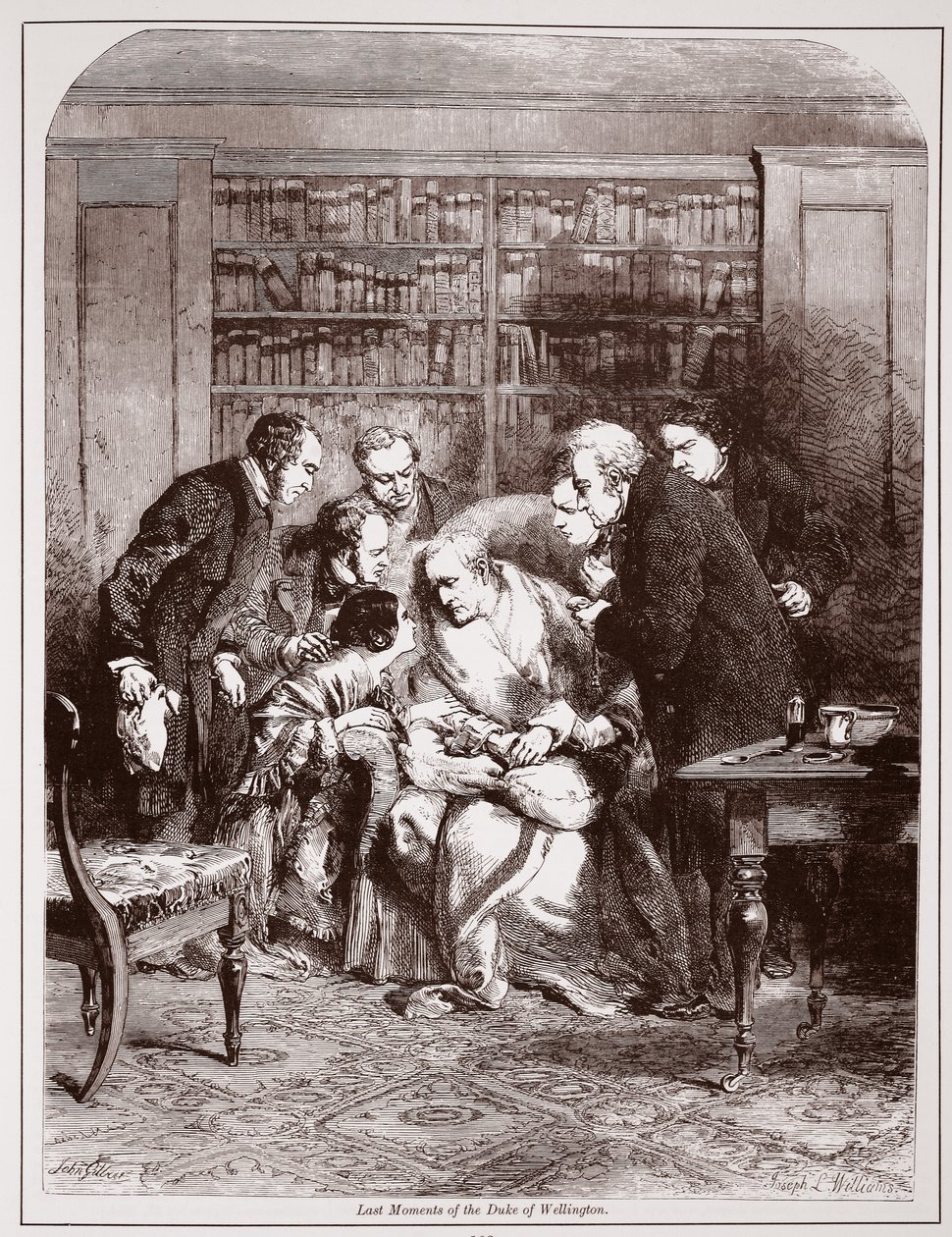 Last Moments of the Duke of Wellington by J.L. Williams