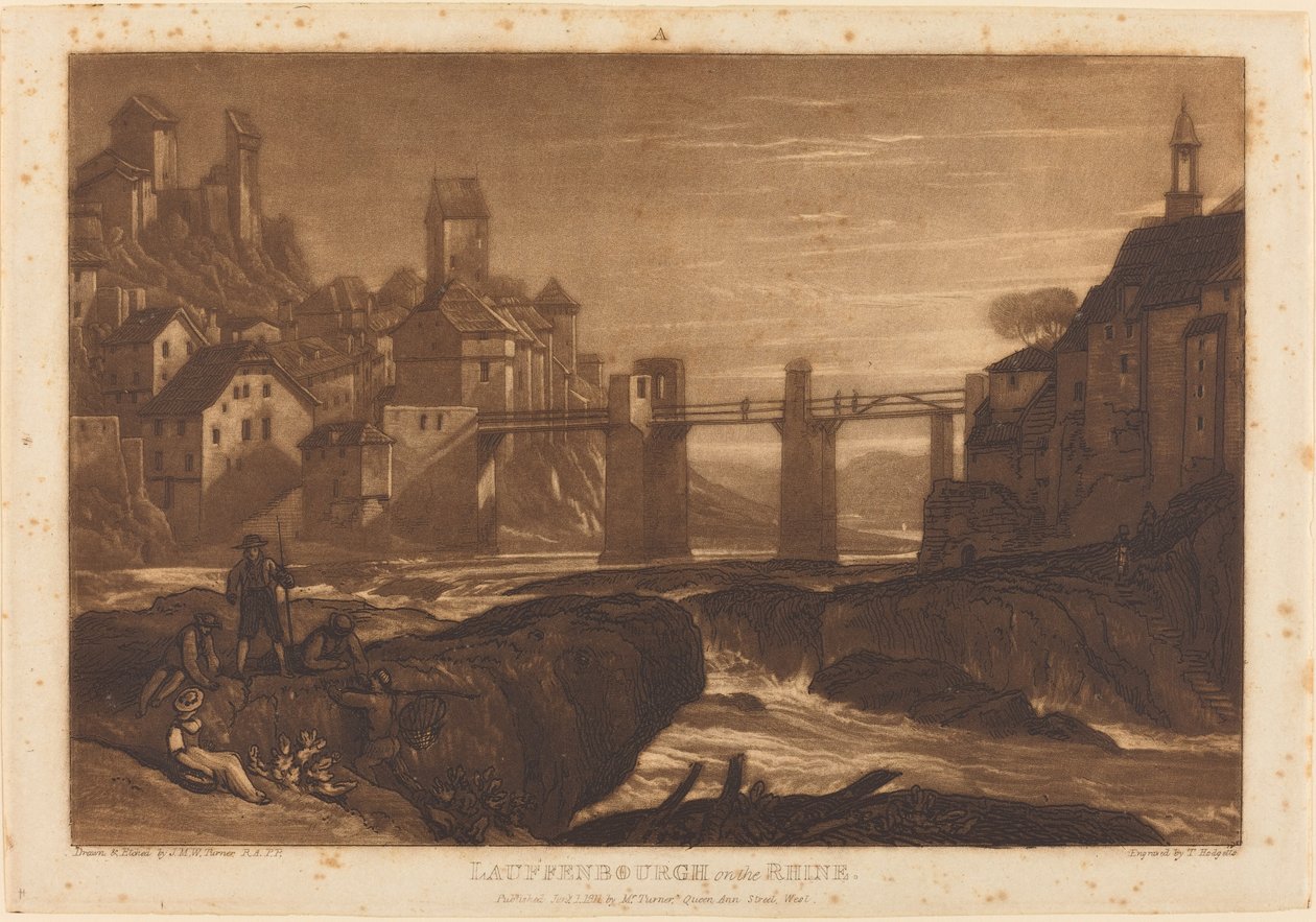Lauffenbourgh on the Rhine by Joseph Mallord William Turner