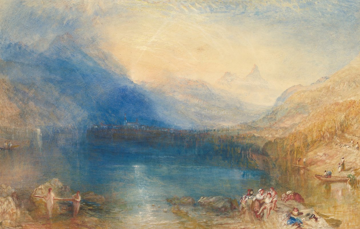 The Lake of Zug by Joseph Mallord William Turner