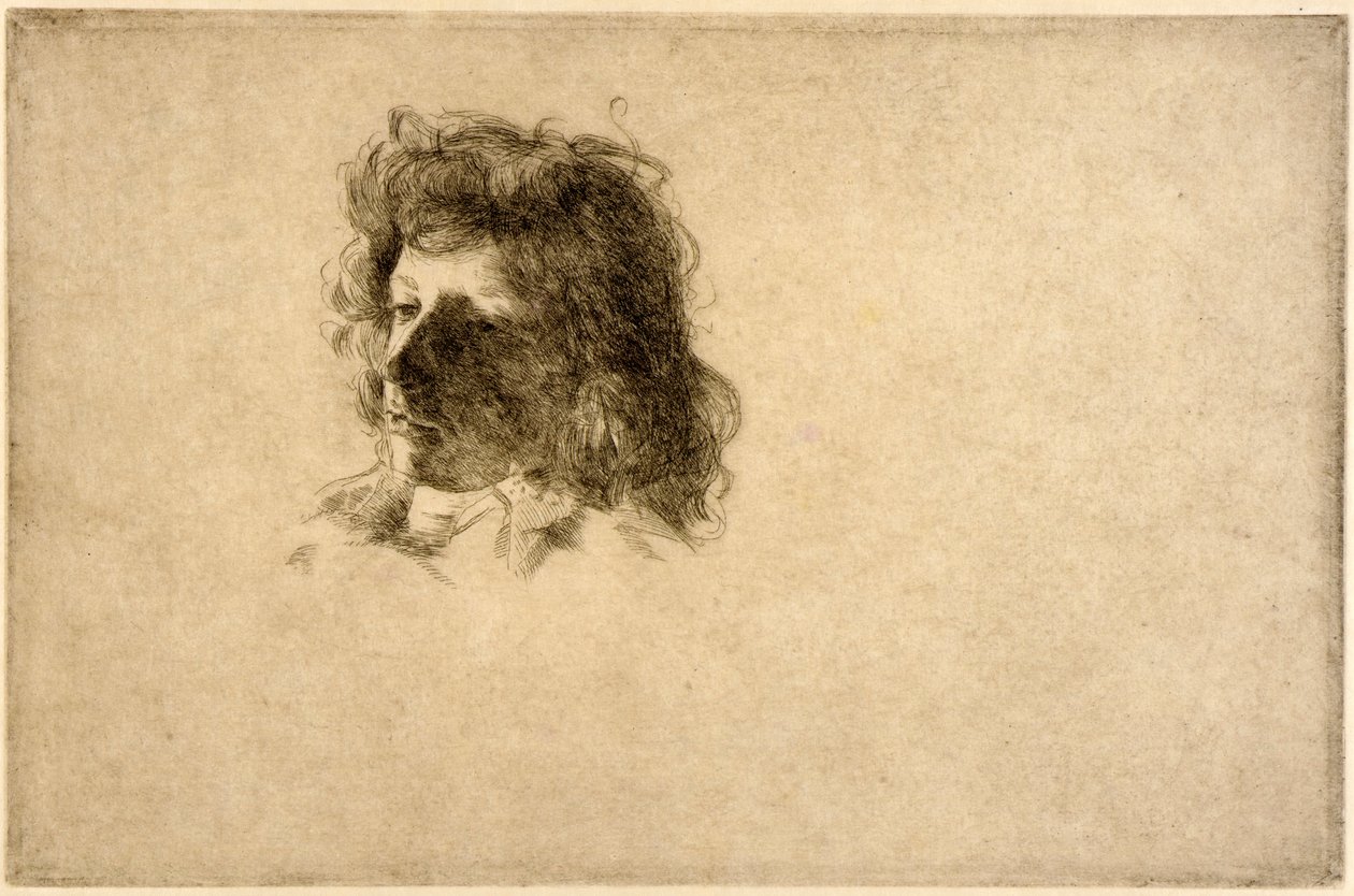 A Head by J. Alden Weir
