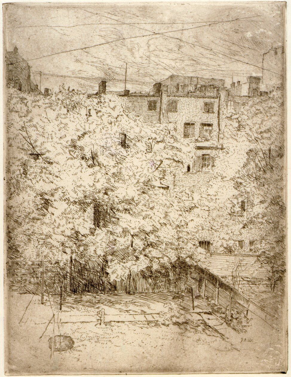 My Back Yard no. 2 by J. Alden Weir