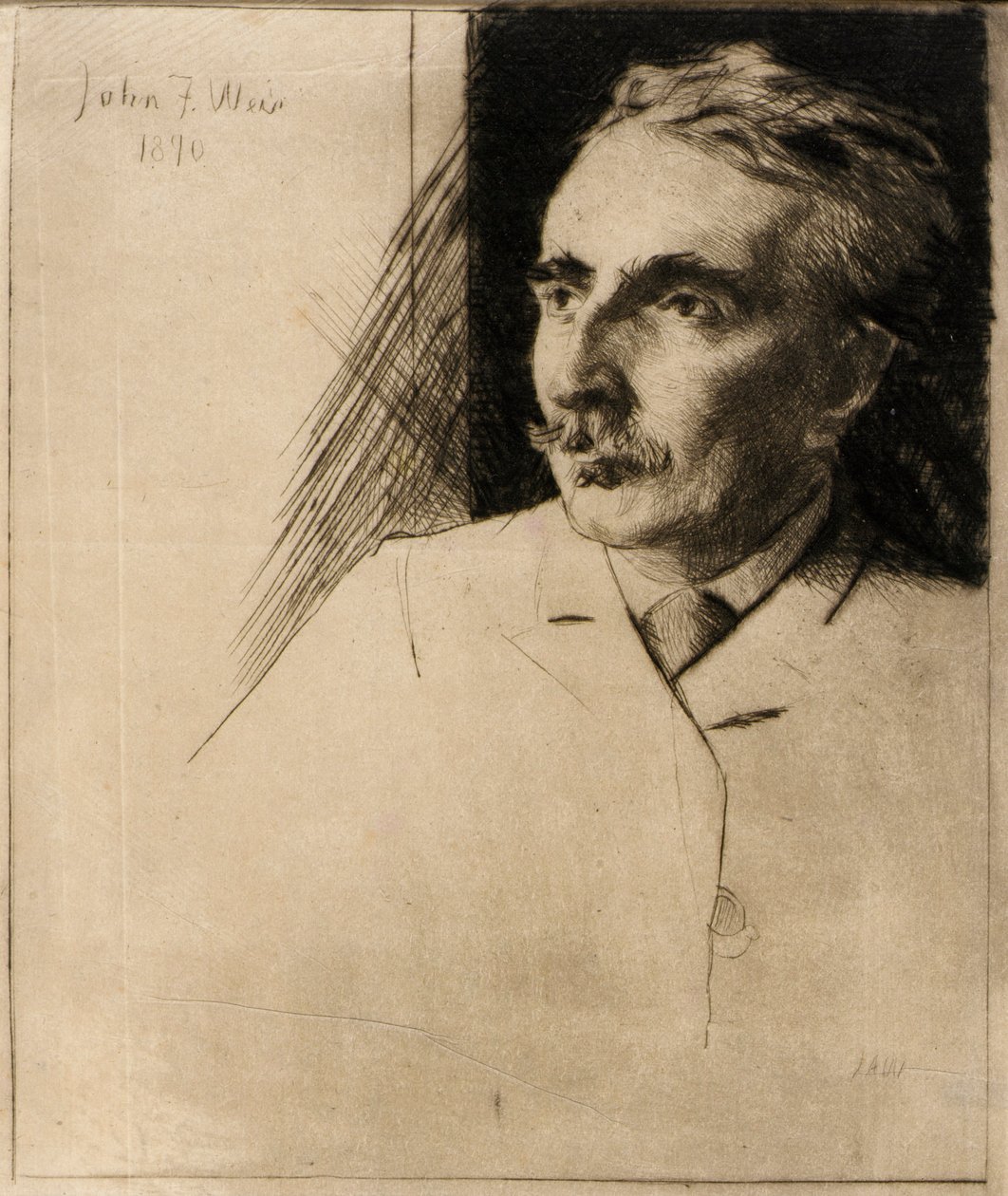 Portrait of John F. Weir by J. Alden Weir