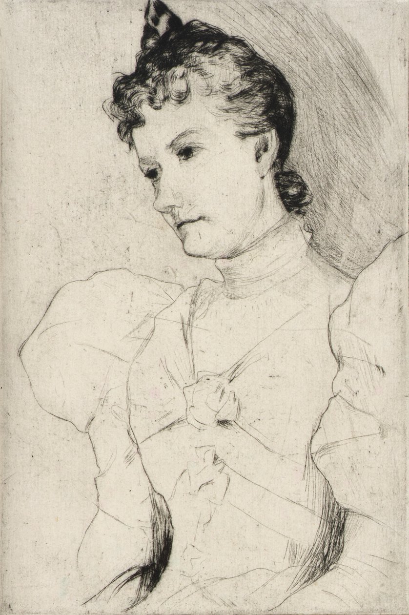 Portrait of Miss Ross by J. Alden Weir