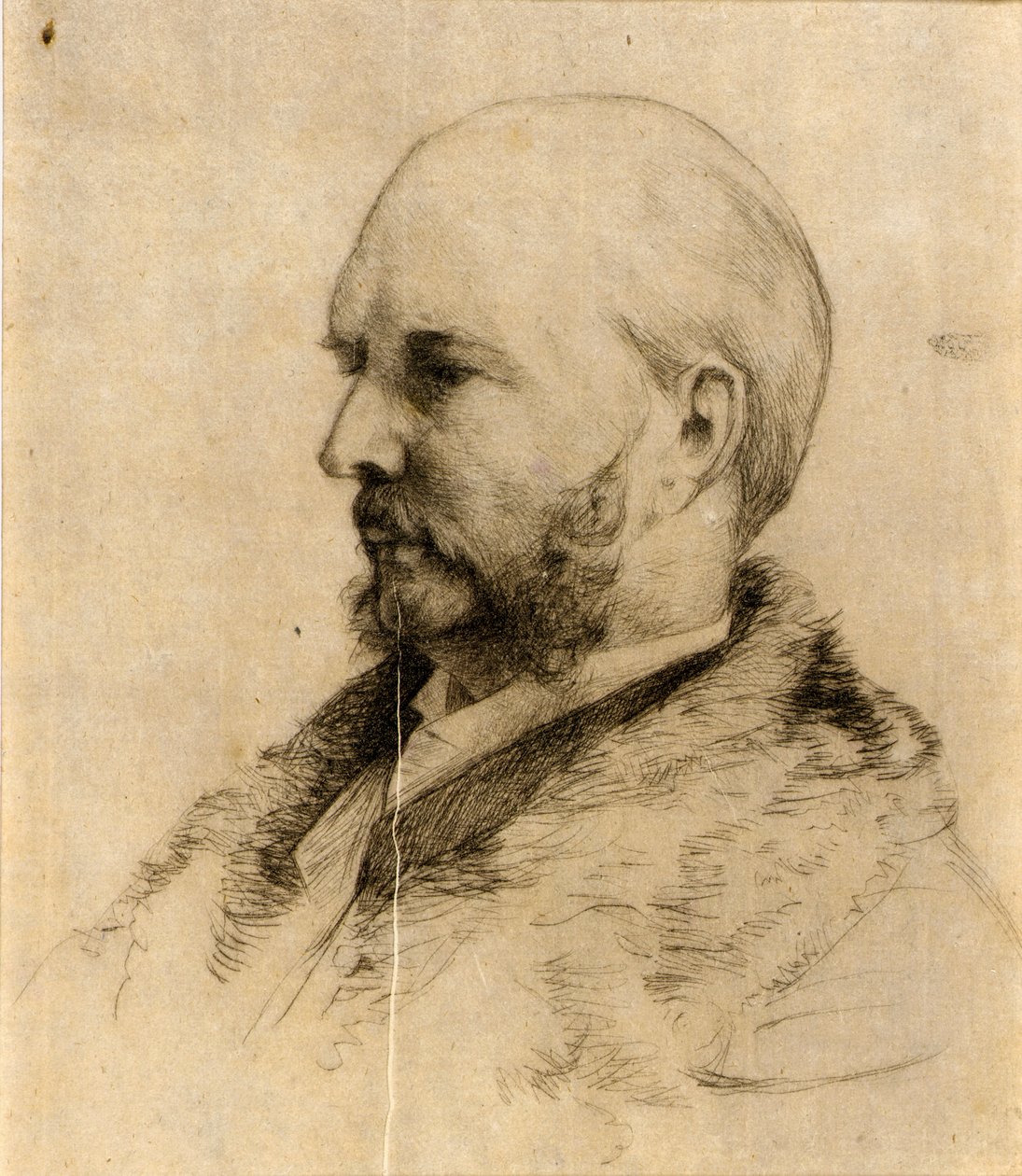Portrait of Robert Hoe by J. Alden Weir