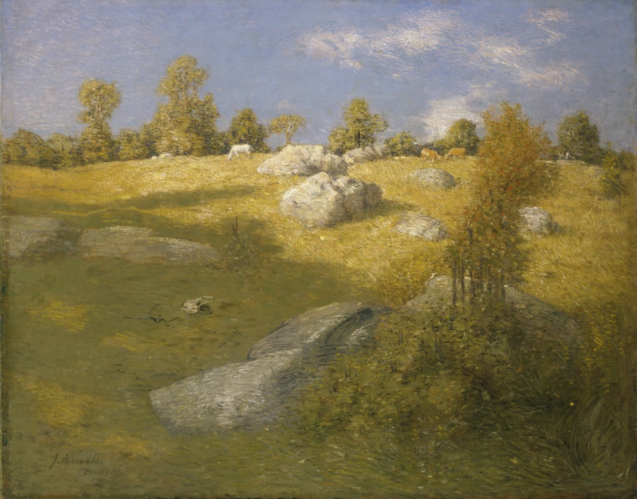 Upland Pasture by J. Alden Weir
